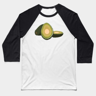 Food Vignette : Avocado Baseball T-Shirt